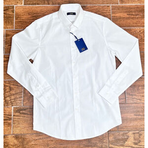 Cavalli Class | Shirts | New Mens Cavalli Class White Dress Shirt Slim Fit  Size 416 | Poshmark